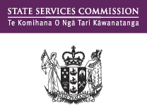 Logo for the State Services Commission, New Zealand